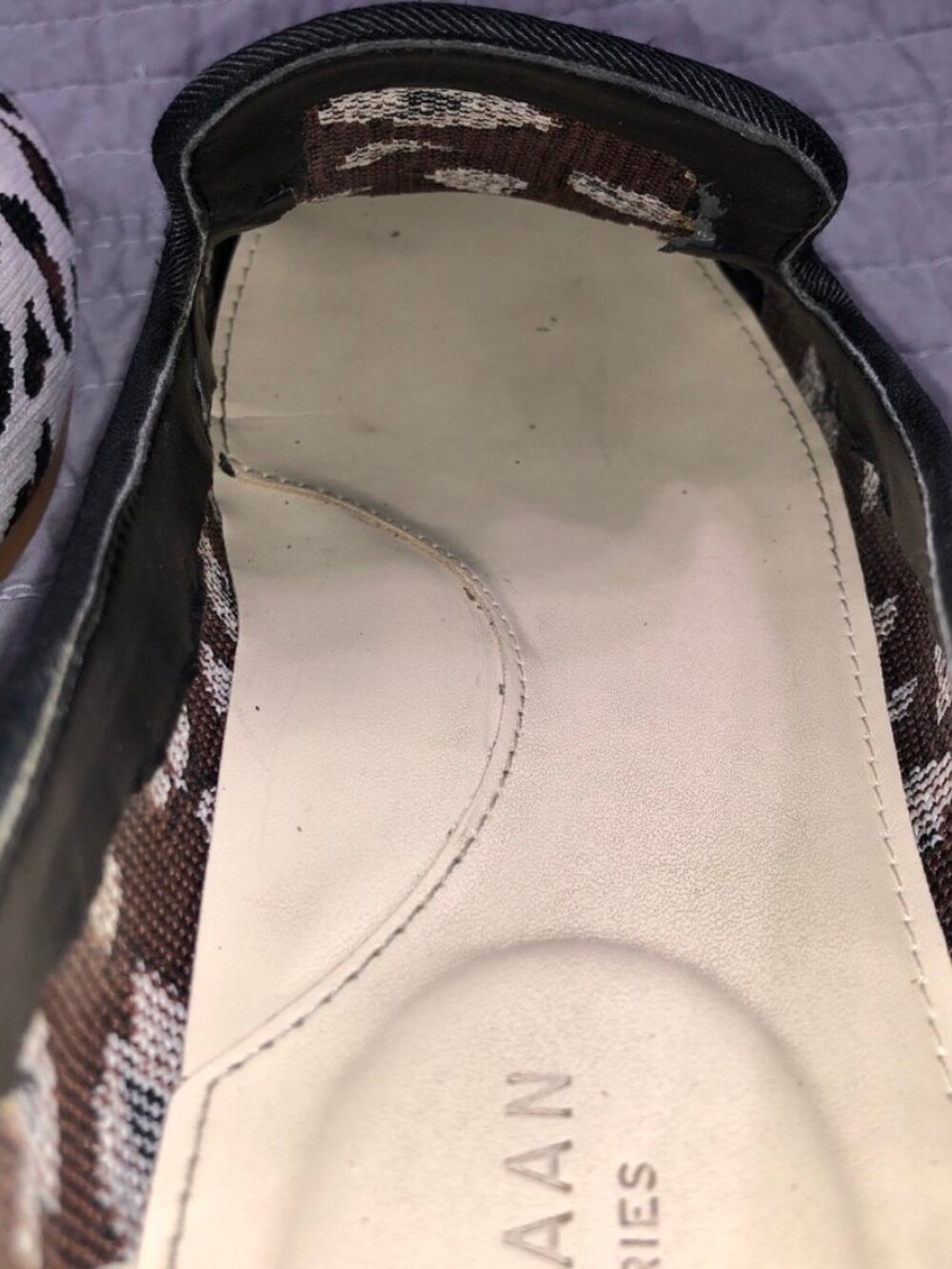 Cole Haan Women 8.5 Grand Series Cheetah Leopard Knit Loafers Flats - Picture 12 of 16